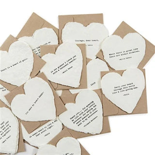 Butterfly & Heart Card w/ Saying + Envelope