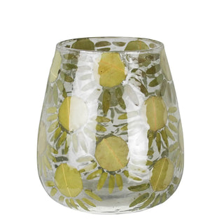 Enamel Leaf Pattern Hurricane - 4.25x4.25x4.25