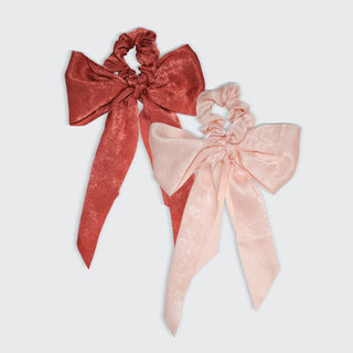 Kit-sch Satin Scarf Scrunchies (4 Colors)