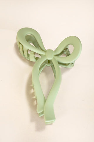 Matte Bow Claw Clips