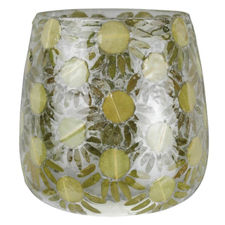 Enamel Leaf Pattern Hurricane - 6.25x6.25x6.25