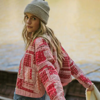 Bandana Patchwork Quilted Jacket