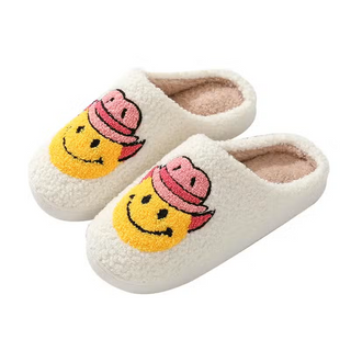 Smiley Cowboy Slippers