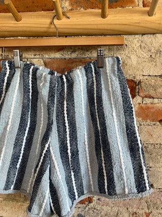 Repurposed Woven Throw Shorts (pattern varies on each short)