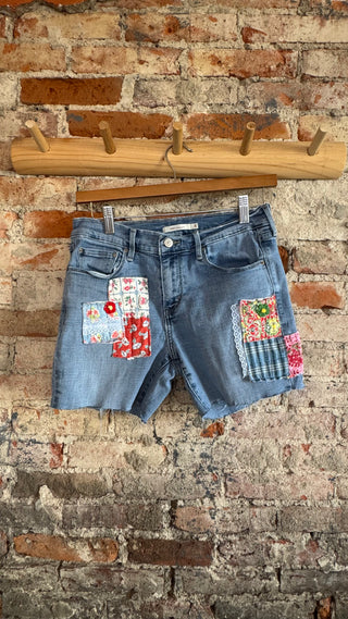 Upcycled Jean Shorts Levi's 505's - Size 6