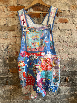 Vintage Quilt Overall - Size Medium