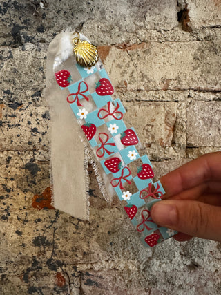 Bookmarks w/ Ribbon + Charm
