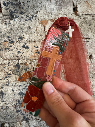 Bookmarks w/ Ribbon + Charm