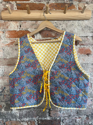 Floral Vest - Size Medium