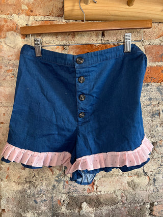 Pink Bow w/ Ruffles - Size Medium