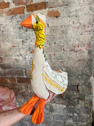 Quilted Stuffed Goose