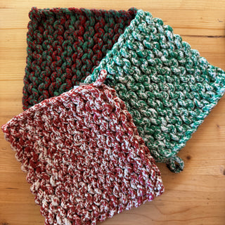 Christmas Themed Pot Holders - 3 Colors