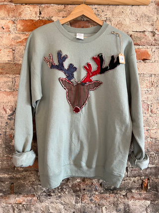 Reindeer Crewneck - Size M