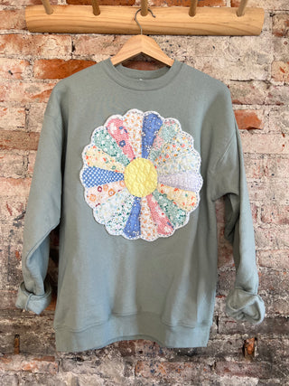 Green Dresden Crewneck - Size Large