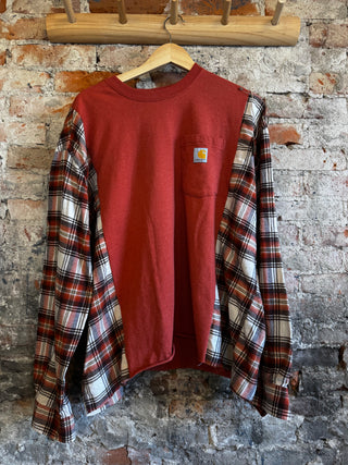 Upcycled Carhartt Flannel - Medium oversized