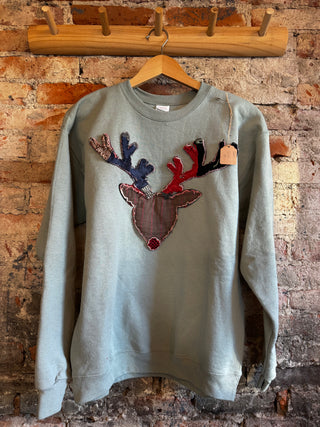 Quilted Reindeer - Size Medium