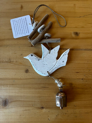 Peace Dove Wood Chime