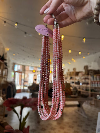 Julie's Vintage Pink Opal Necklace