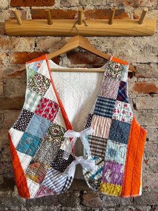 Quilted Vest Summer Vibes - Medium