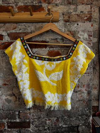 Upcycled Terrycloth Top - Size M/L