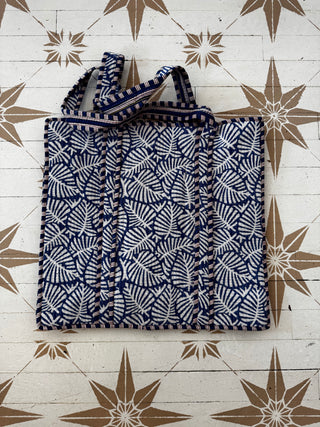 Assorted Cotton Quilted Tote Bag | Travel Bag | Beach Bag