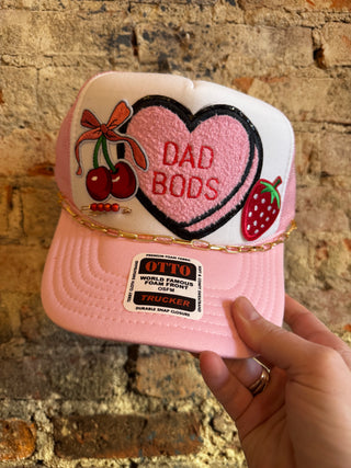 Pink Valentine Trucker Hat (One of a Kind)