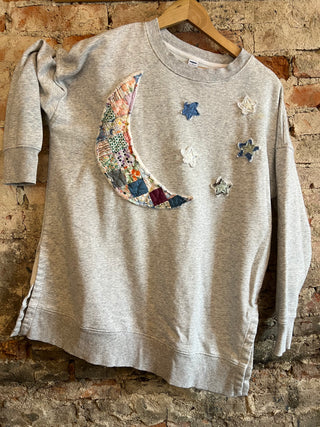 Moon and Stars Crewneck - Medium
