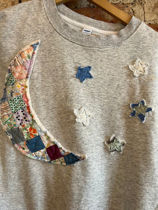 Moon and Stars Crewneck - Medium