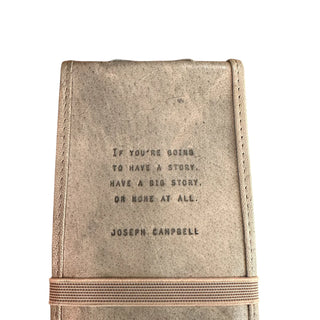 Mini Leather Journal w/ Quotes