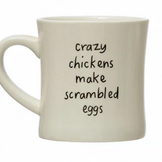 Rooster Mug w/ saying 8 oz.