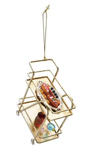 Bar Cart Ornament - 4 Styles