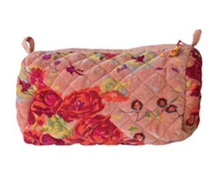 Zip Pouch w/ Interior Pockets & Coating, 6 Styles (Each One Will Vary)