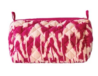 Zip Pouch w/ Interior Pockets & Coating, 6 Styles (Each One Will Vary)