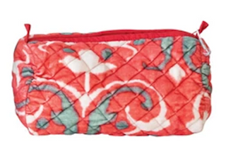 Zip Pouch w/ Interior Pockets & Coating, 6 Styles (Each One Will Vary)
