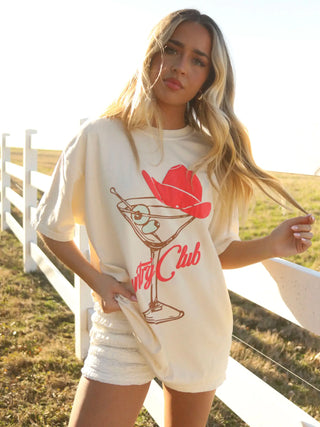 Cowboy Country Club Martini Tee
