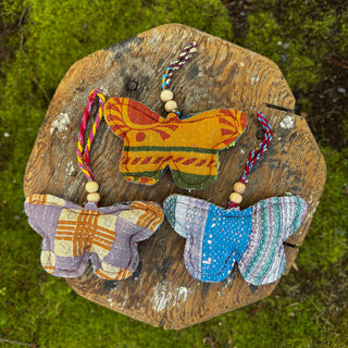 Kantha Butterfly Ornaments - Ornament Design Vary