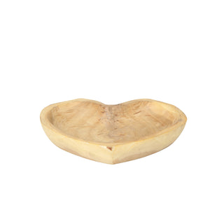 Decorative Wood Heart Bowl