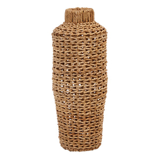 Hand Woven Rattan Floor Vase 22"