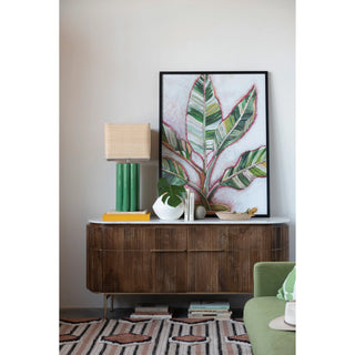 Two Large Botanical Wood Framed Prints