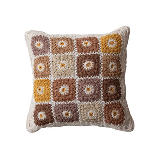 Granny Square Pillow