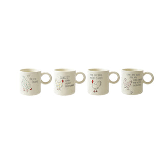 Chicken Mug w/ Saying - 4 sayings