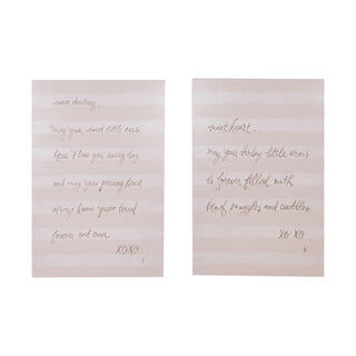 Sweet Darling/Sweet Heart Striped Canvas
