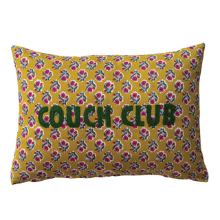 Couch Club Floral Pattern Pillow