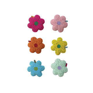 Handmade Beaded Flower Shaped Tape Measure - 6 Colors