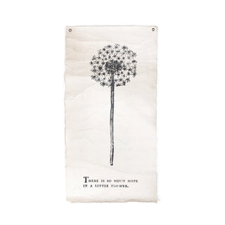 There Is So Much Hope In a Little Flower Tarp (32x63)