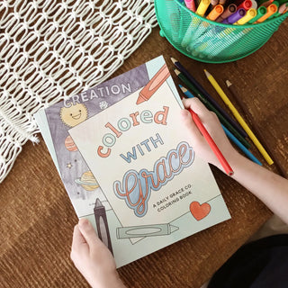 Colored with Grace - Kids Coloring Book