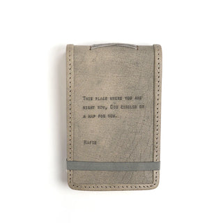 Mini Leather Journal w/ Quotes