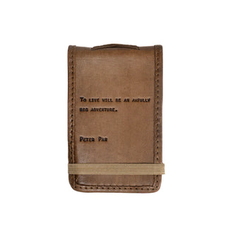 Mini Leather Journal w/ Quotes