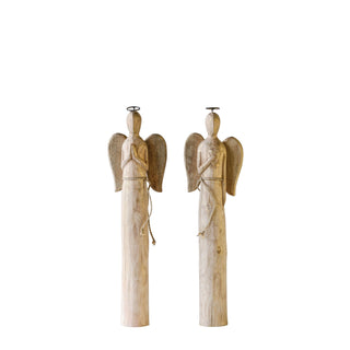 Mango Wood Angels (2 Styles)