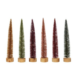 Plastic Bottle Brush Tree (6 Colors)